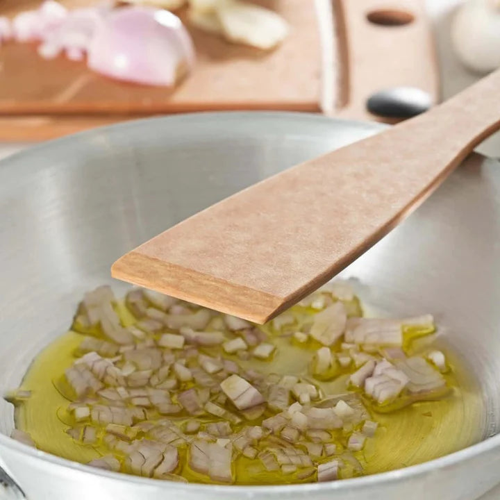 360cookwares spatula cooking in a 360cookwares pan
