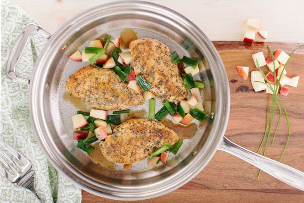 3.5 Quart Sauté Pan with Cover - 360cookwares