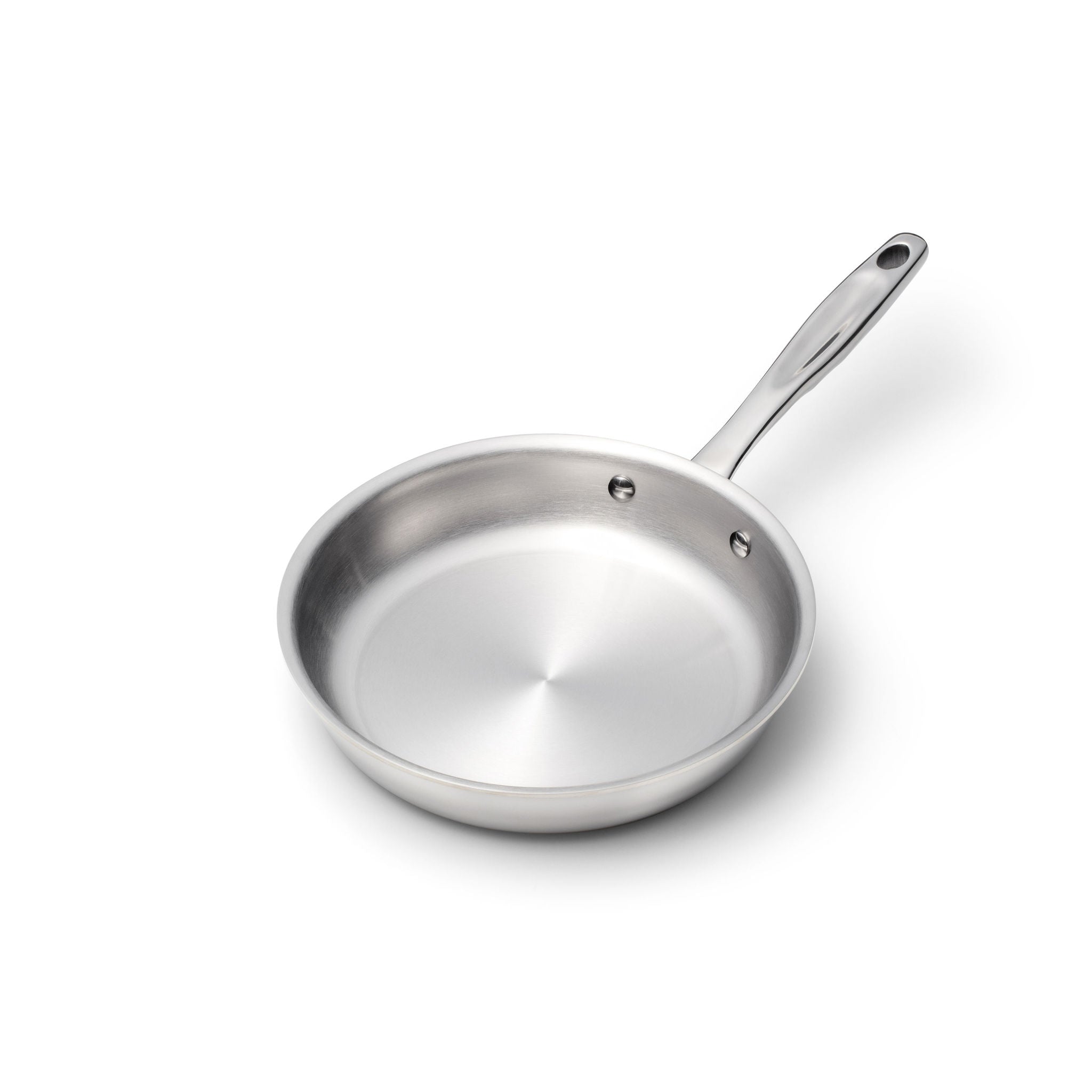 Stainless steel fry pan from the 5-piece Breakfast Cookware Set