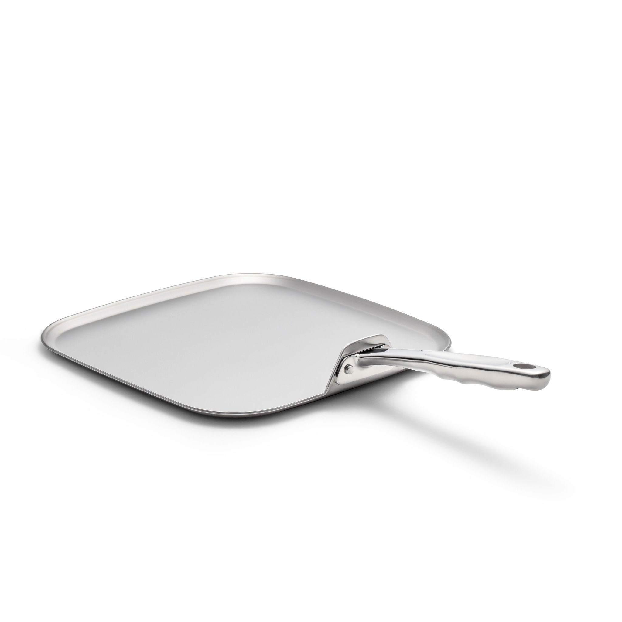 Square griddle from the 5-piece stainless steel Breakfast Cookware Set